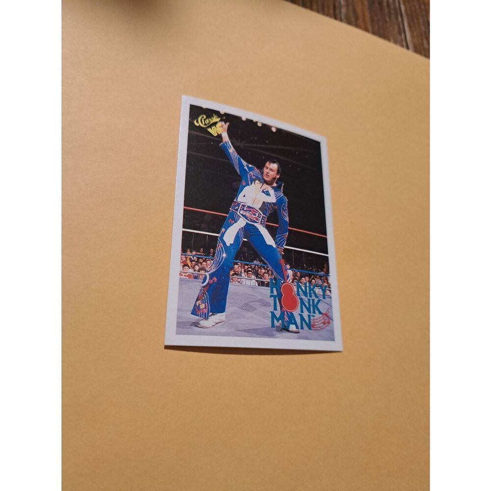 Vintage 1990 WWF Honky Tonk Man Wrestling Trading Card #44 Titan Sports